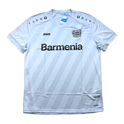 Bayer Leverkusen Trikot Gr. 3XL 4XL Jako Barmenia jersey 20-21 grau NEU - Bild 1 von 2