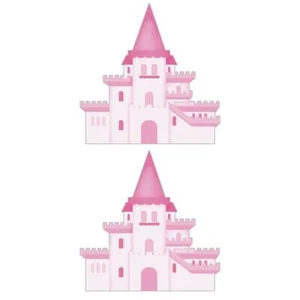 Princess Castle : Wood Ornament Embellishment Craft Hobby Scrap Diy Shape Laser - Picture 1 of 1