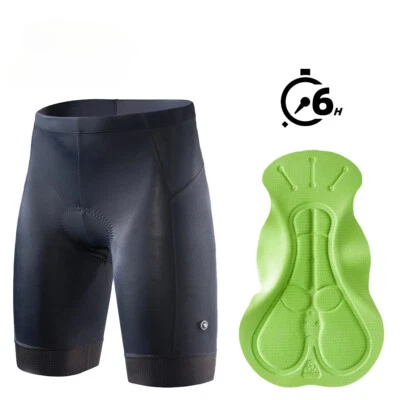 Pantalones cortos de ciclismo para hombre Ropa de ciclismo de montaña, pantalones de ciclismo, conjunto de almohadilla 3D Foto 1 de 4