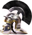 Roman Centurion Helmet w/Plume Armor Medieval Metal Replica Helmet Cosplay gift