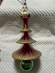 RARE Vintage 1993 Christopher Radko - Santa Tree - 93-320-0 Signed - Picture 1 of 13