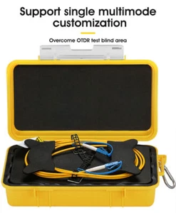 LC/UPC-LC/UPC OTDR test extension line 150M 300M 500M 1KM 2KM SM Fiber cable box - Picture 1 of 13