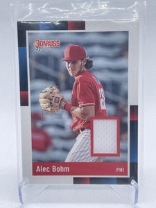 2022 Donruss Retro 1988 Materials - #R88M-BO Alec Bohm -  NM/MINT+