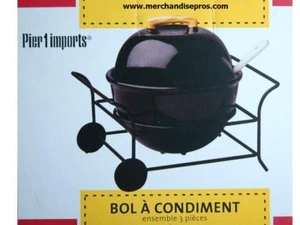 JUEGO DE TAZÓN DE CONDIMENTO PIER 1 IMPORTACIONES ¡NUEVO EN CAJA! - Imagen 1 de 2