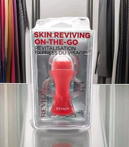 💋REVLON SKiN ReViViNG Rose Quartz On-The-GO Facial Roller Depuff Cooling - Picture 1 of 13