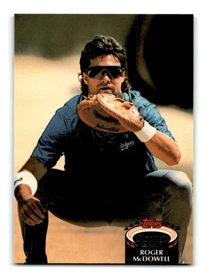 Roger McDowell 1992 Stadium Club #804 Los Angeles Dodgers Mint - Image 1 of 2