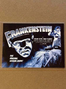 #32 Frankenstein, Classic Vintage Movie Poster TRADING card - Picture 1 of 2