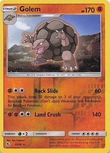 Golem Rare Reverse Holo Hidden Fates 35/68 NM - Bild 1 von 2
