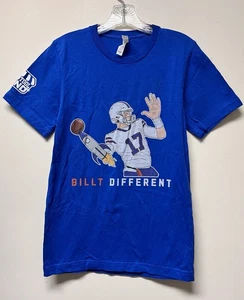 Barstool Sports BUFFALO BILLS Josh Allen "Billt Different" Men's T-SHIRT  Small - Picture 1 of 8