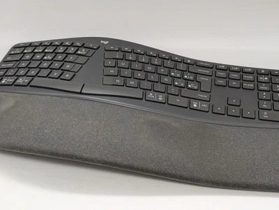 SPANISH Logitech Ergo K860 wireless ergonomic keyboard split layout wrist rest B - Image 1 of 4