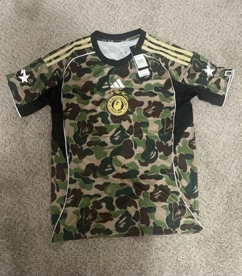 Camiseta de fútbol Bape camuflada Adidas tallas S-M nueva con etiquetas A Bathing Ape Foto 1 de 2