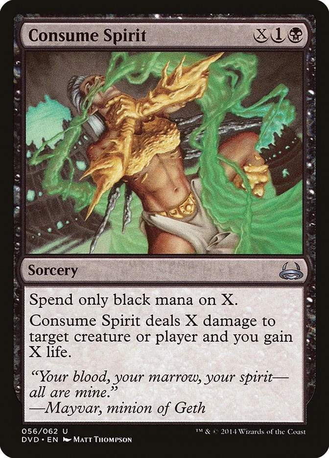 Consume Spirit 56 LP Normal Duel Decks: Anthology MTG EN - Image 1 of 1