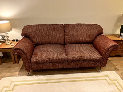 Laura Ashley Mortimer large two seater sofa and armchair in Jacquard material - Image 1 of 4
