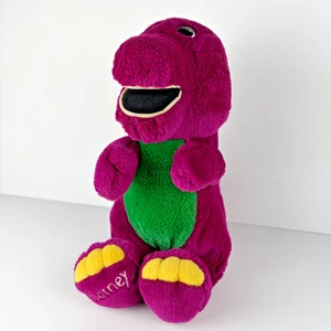 Vintage Barney the Purple Dinosaur 90's Plushie by Lyons Group 13” - Picture 1 of 8