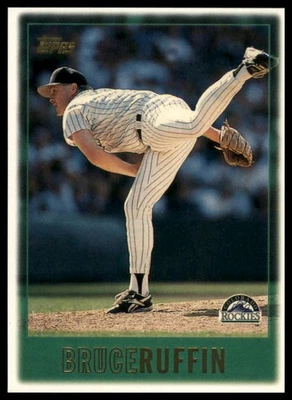 1997 Topps #136 Bruce Ruffin Colorado Rockies Baseball - Image 1 of 2