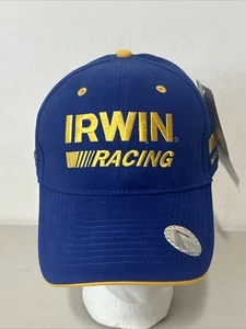 Jamie McMurray Irwin Racing Hat #26 Logo Nascar Baseball Adjustable Dad Cap Blue - Picture 1 of 9