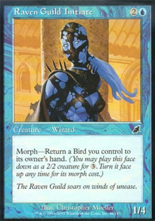 Raven Guild Initiate - Medium Play MTG Scourge - Image 1 of 1