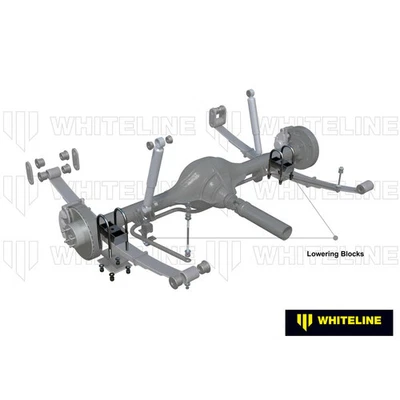 Whiteline KLB106-10 Rear Lowering Block- Kit 1" fits Ford Falcon 1994-2008 - image 1 of 3