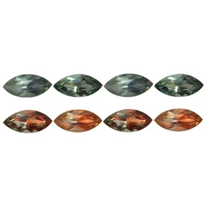 0.46 ct(4 pcs) CALIBRATED (4.98 x 2.26 mm) Natural Marquise Alexandrite - Picture 1 of 3