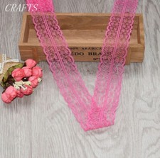 Lace Ribbon Trim Craft Floral Wedding Accessories DIY Jar Card Sew Trimming UK