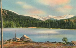 Mt Evans Echo Lake Colorado CO Postcard - Picture 1 of 2