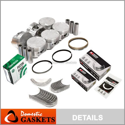 Pistons Bearings Rings Fit 95-00 Dodge Avenger Stratus Sebring 2.5L 6G73 - Image 1 of 4