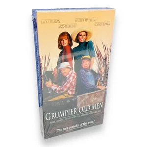 Grumpier Old Men VHS Tape Warner Brothers 1996 Lemmon Matthau Margaret Sealed - Picture 1 of 6