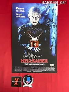 Foto firmada autografiada por Clive Barker Hellraiser 11x17 Pinhead Beckett horror - Imagen 1 de 1