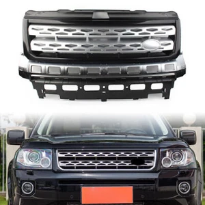 Kühlergrill Trimmen Schwarzes Silber Für Land Rover Freelander 2 LR2 2010-2016 - Bild 1 von 8