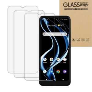 3PACK AT&T Fusion 5G Motivate 3 Tempered Glass Screen Protector - Picture 1 of 3
