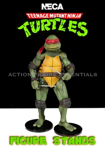 Teenage Mutant Ninja Turtles Display Stands for NECA TMNT Action Figures BLACK - Picture 1 of 7