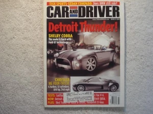 Auto und Fahrer 2004 März Shelby Cobra Cadillac CTS-V Kia Amanti Chrysler ME - Bild 1 von 1