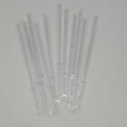 (12) Clear Tumbler Straws With Stopper Ring Acrylic Straw Replacement