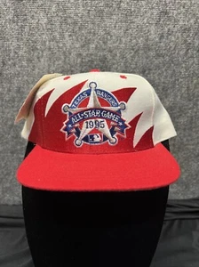 Texas Rangers All Star Game 1995 Logo Athletic Vintage Haizahn Mütze Selten Neu mit Etikett - Bild 1 von 11