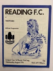 Reading v Watford, League Cup 1st Round, 17th August 1977 - Picture 1 of 2