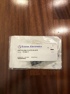 EXTRON 70-090-11 AAP BLANK PLATE Black SINGLE FOR AAP MOUNTING FRAMES NEW UNUSED - Picture 1 of 2