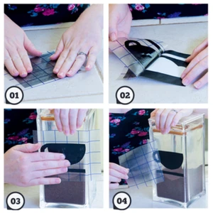 Transparent Tack Vinyl Transfer Application Paper Tape Roll for Signage Cr_ET - Photo 1/12