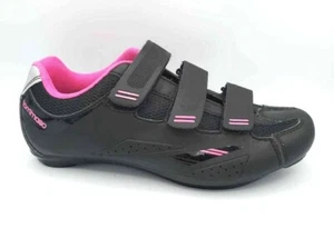 Tommaso Womens Pista 100 Cycling Shoes Black Adjustable Hook & Loop 9 EUR 40 M - Picture 1 of 10