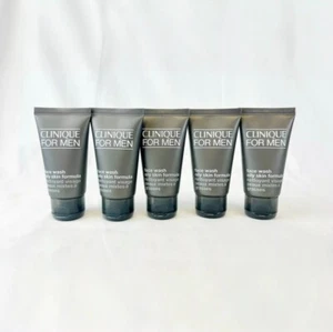 5Pcs x Clinique For Men Face Wash Oily Skin Formula 50ML / 1.7oz Each Tot= 8.5OZ - Picture 1 of 5