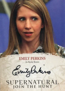 Supernatural Seasons 4-6 Auto Autograph EP Emily Perkins As Becky Rosen - Picture 1 of 1