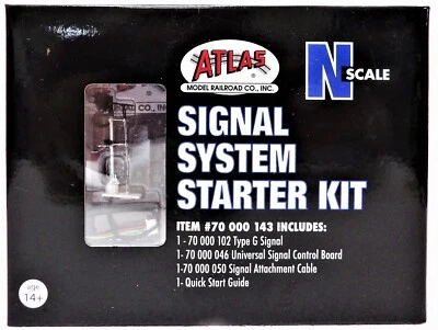 N Scale Atlas 70000143 Signal System Starter Set - Image 1 of 2