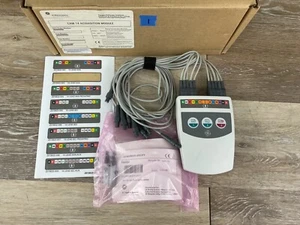 GE CAM 14 900995-003 GE MEDICAL EKG Acquisition Module MAC 5000 5500 w/ leads - Picture 1 of 11