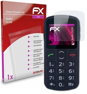atFoliX Szklana folia ochronna do Beafon SL250 Szkło ochronne 9H Szkło hybrydowe - Zdjęcie 1 z 8