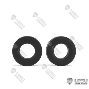 US Lager 1 Paar Rad Reifen für Maßstab 1:14 LESU A0020 A0005 RC Hydraulik Anhänger - Bild 1 von 4