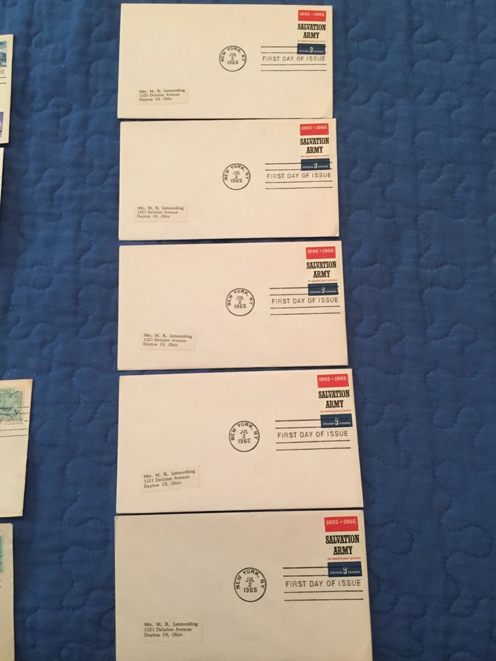 5 FDC 1267 uncacheted Salvation Army - Image 1 of 1