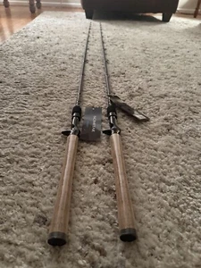 2 LOT Shimano SCIMITAR CASTING Rods 6'6 SNC66MHC - Picture 1 of 4