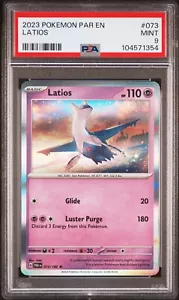 2023 Pokémon Paradox Rift EN 073/182 Latios Holo PSA 9 Mint - Bild 1 von 4