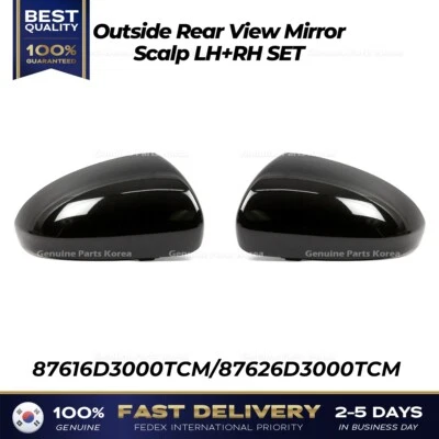 ⭐Genuine⭐ Outside Rear View Mirror Scalp LH RH SET for Hyundai Tucson - Image 1 of 2