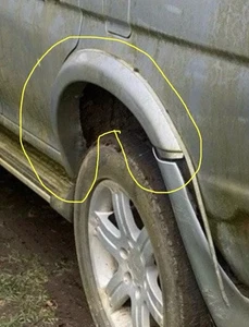 Mitsubishi Shogun Sport Radlauf Beifahrerseite hinten - Bild 1 von 1