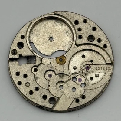 Omega 30T2 SC Watch Movement Main Plate Vintage Parts Repair Swiss Rare 30.5mm - Image 1 of 4